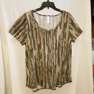 Brown Lularoe Classic Tee